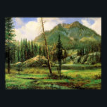 Poster Albert Bierstadt - Sierra Nevada Mountains,<br><div class="desc">Sierra Nevada Mountains,  beautiful painting by Albert Bierstadt.</div>