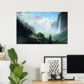 Poster Albert Bierstadt staubbach tombe près de lauterbru (Bureau à domicile)