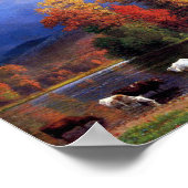 Poster Albert Bierstadt - Sur le Saco (Coin)