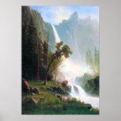 Poster Albert Bierstadt-Yosemite Falls (Devant)