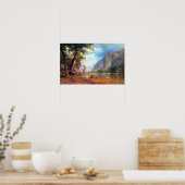 Poster Albert Bierstadt-Yosemite Valley 2 (Cuisine)