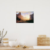 Poster Albert Bierstadt-Yosemite Valley 3 (Cuisine)
