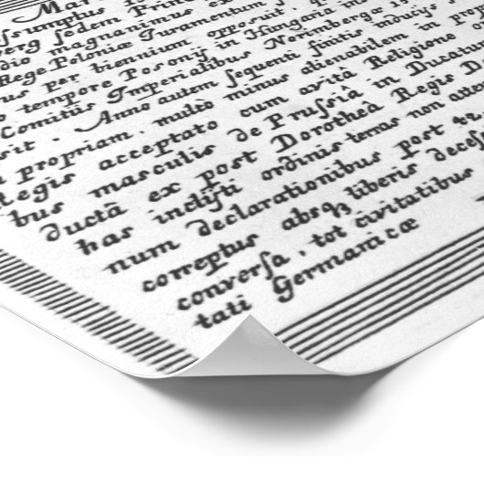 Poster Albert de Brandebourg (Coin)