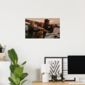 Poster Albert Edelfeel - Dans l'archipel extérieur (Bureau à domicile)