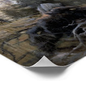 Poster Albert Edelfeel Kaukola Ridge au coucher du soleil (Coin)