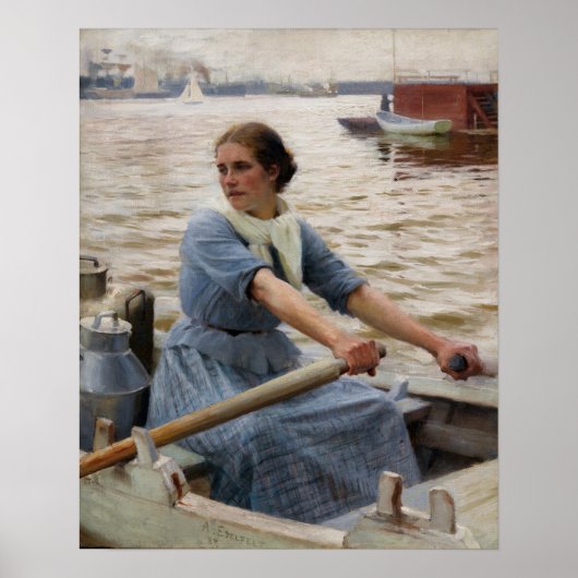 Poster Albert Edelfeel - La Laitiere (Devant)