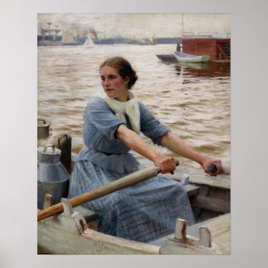 Poster Albert Edelfeel - La Laitiere (Devant)