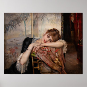 Poster Albert Edelfeel - La Parisienne / Virginie