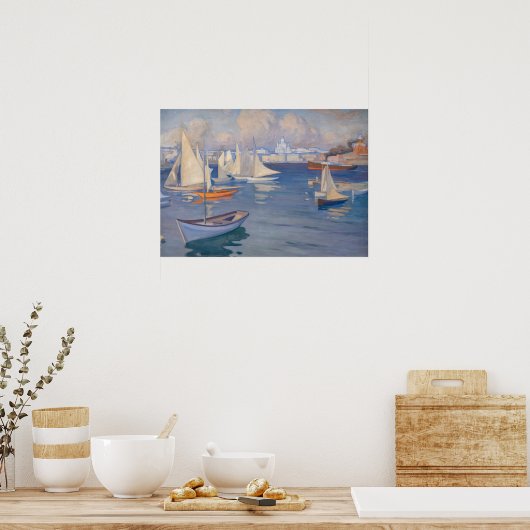 Poster Albert Edelfeel - Port d'Helsinki (Cuisine)