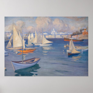 Poster Albert Edelfeel - Port d'Helsinki
