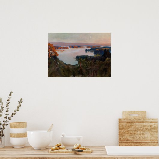 Poster Albert Edelfeel - Vue sur Haikko (Cuisine)