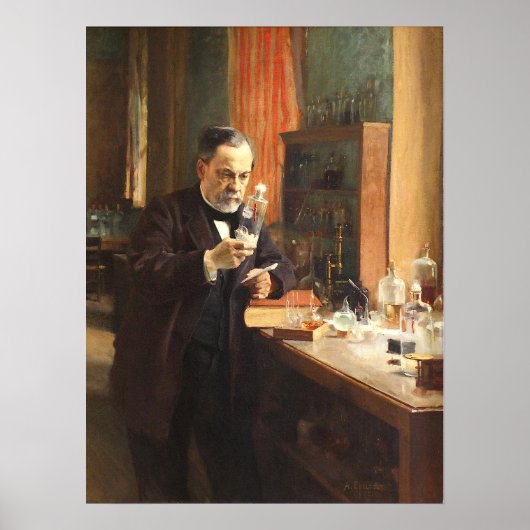 Poster Albert Edelfeldt — Louis Pasteur (1885) (Devant)