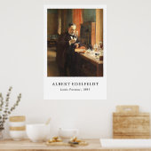 Poster Albert Edelfeldt — Louis Pasteur (1885) (Cuisine)