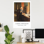 Poster Albert Edelfeldt — Louis Pasteur (1885) (Bureau à domicile)