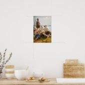 Poster Albert Edelfelt - Constructeurs de bateaux (Cuisine)