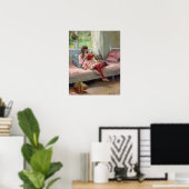 Poster Albert Edelfelt - Good Friends (Bureau à domicile)