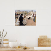 Poster Albert Edelfelt - Jardins du Luxembourg, Paris (Cuisine)