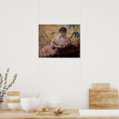 Poster Albert Edelfelt - La Parisienne lisant (Cuisine)