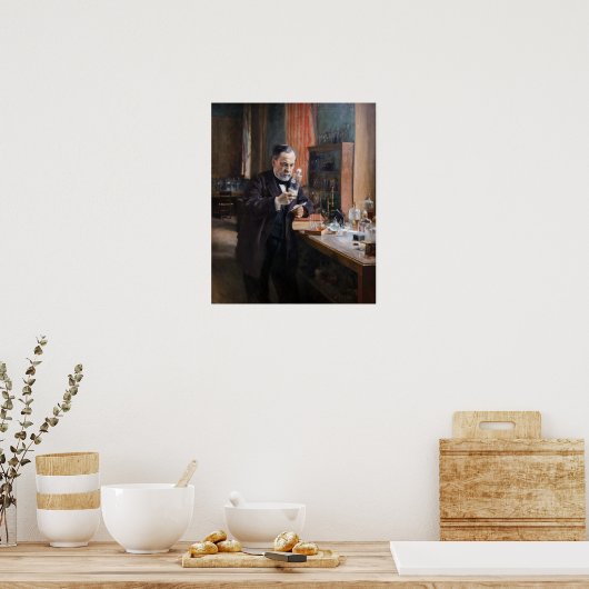 Poster Albert Edelfeue - Portrait de Louis Pasteur (Cuisine)