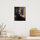 Poster Albert Edelfeue - Portrait de Louis Pasteur (Cuisine)