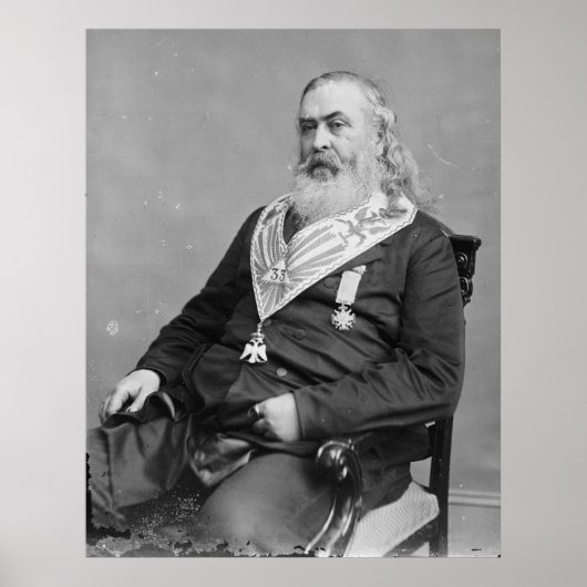 Poster Albert Pike (Devant)