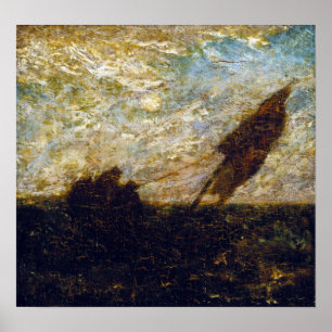 Poster Albert Pinkham Ryder Les déchets des eaux
