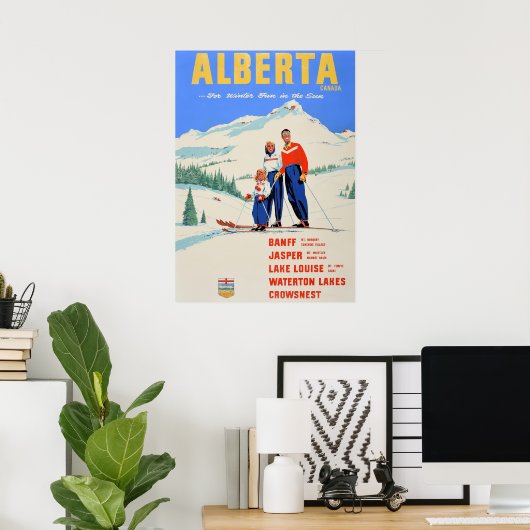 POSTER ALBERTA (Bureau à domicile)