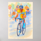 Poster Alberto Contador sommet du col de Navacerrada 2008 (Devant)