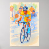 Poster Alberto Contador sommet du col de Navacerrada 2008 (Devant)