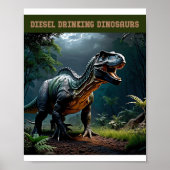 Poster Albertosaurus (Devant)