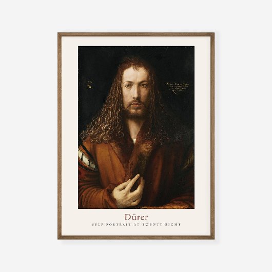 Poster Albrecht Dürer Durer Autoportrait 1500 Exposition