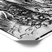 Poster Albrecht Durer Engraving Sea Monster (Coin)