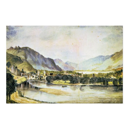 Poster Albrecht Durer - La ville de Trente (Devant)