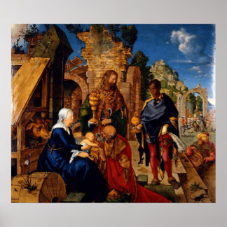 Poster Albrecht Durer L'Adoration des Mages