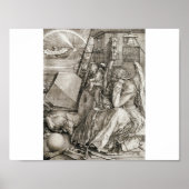 Poster Albrecht Durer - Melancholia (Devant)