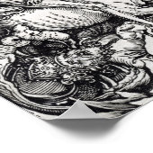 Poster Albrecht Dürer Quatre cavaliers de l'Apocalypse (Coin)