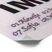 Poster Album Clairo Immunité (Coin)