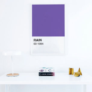 Poster Album de chansons violettes - Pleine largeur