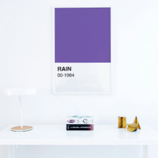 Poster Album de chansons violettes - Pleine largeur