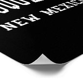 Poster Albuquerque - New Mexico - Throwback Design - Clic (Coin)