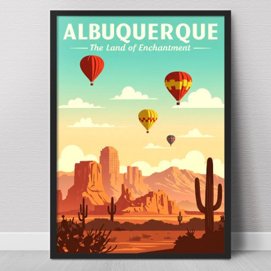 Poster Albuquerque vintage