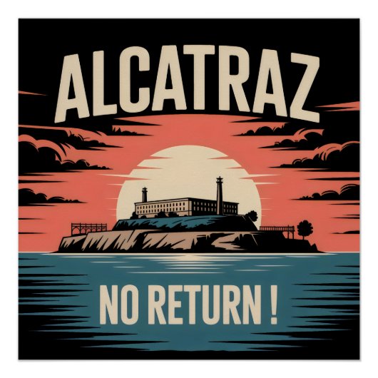 Poster Alcatraz. (Devant)