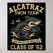 Poster Alcatraz Penitentiary Swim Team  (Devant)