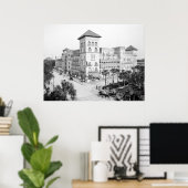 Poster Alcazar Hotel, St Augustine, Floride, 1903 (Bureau à domicile)