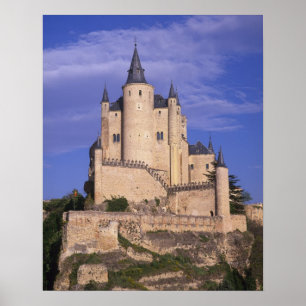 Poster Alcazar, Ségovie, Castille-et-León, Espagne, Unesc