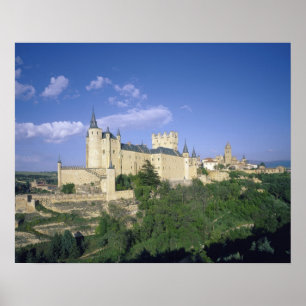 Poster Alcazar, Ségovie, Castille Leon, Espagne 2