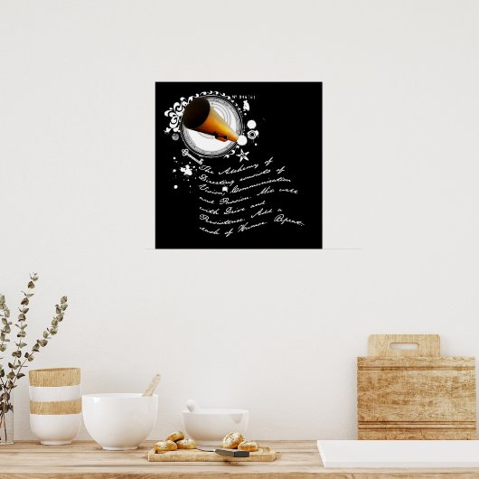 Poster Alchimie de direction (Cuisine)