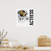 Poster Alchimie de l'actrice (Cuisine)