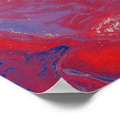 Poster "Alchimie des courants" - Un Abstrait coloré (Coin)