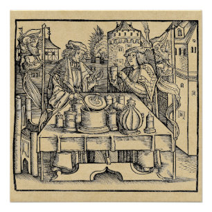 Poster Alchimiste royal dans le château Parfait